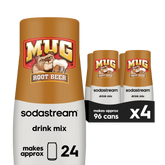 Sodastream MUG® Root Beer Drink Mix 4 Pack 440ml- final sale