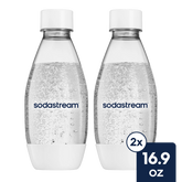 Sodastream Slim Sparkling Water Bottle Twin Pack White 16.9 oz