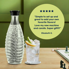 Sodastream Glass Sparkling Water Bottle 23.7 oz