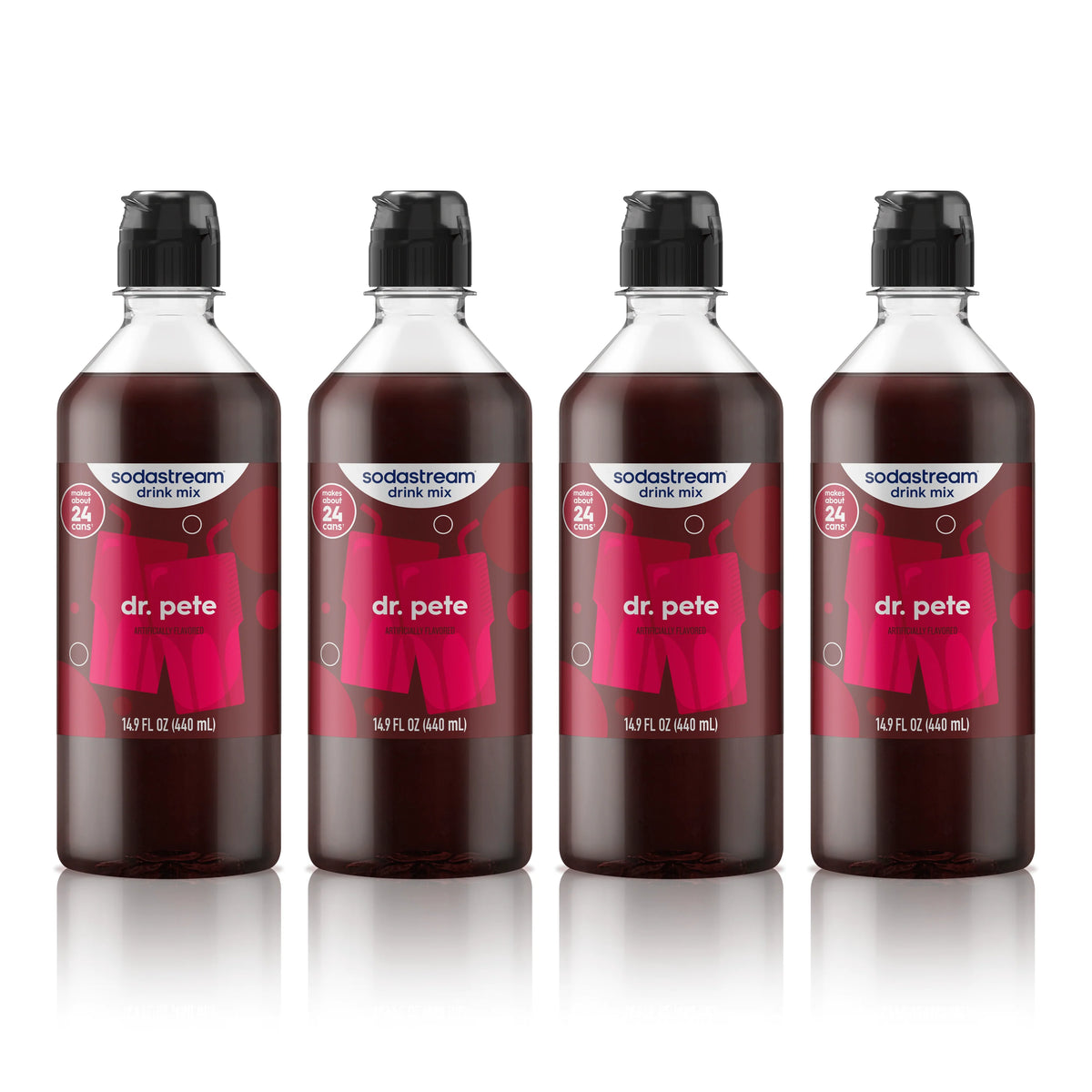 Sodastream Classics® Dr. Pete Drink Mix 4 Pack 440ml