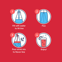 Sodastream bubly burst® Cherry Lemonade Drink Mix 440ml