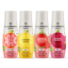 Sodastream Classics® Zero Sugar Variety Drink Mix 4 Pack 440ml