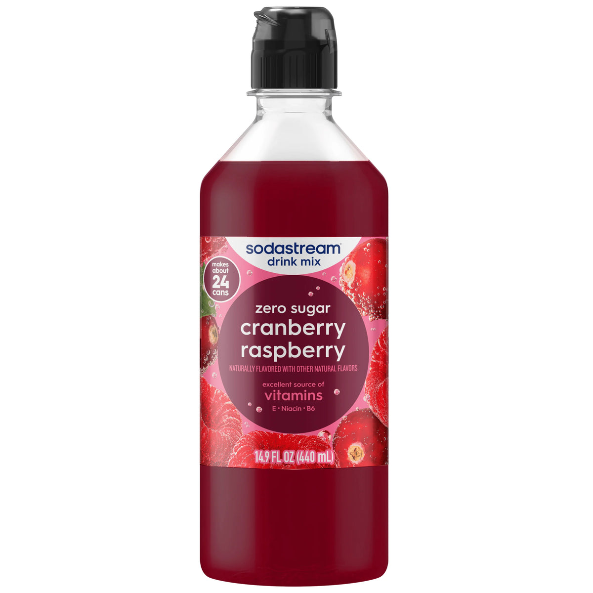 Sodastream Classics® Cranberry & Raspberry Zero Sugar Drink Mix 440ml
