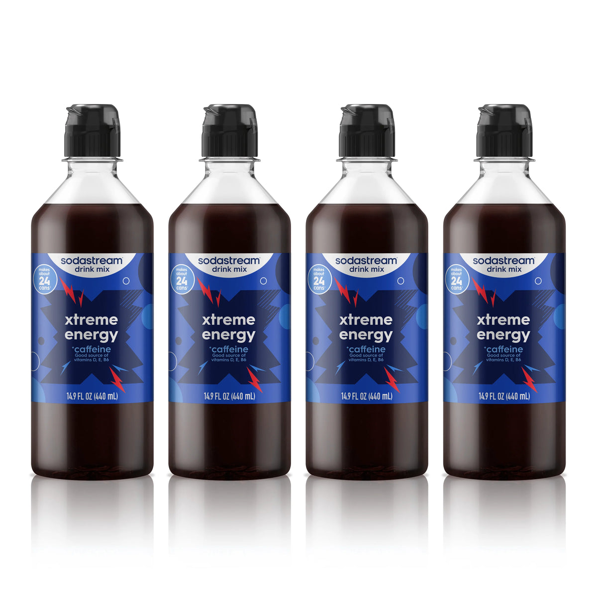 Sodastream Classics® Xtreme Energy Drink Mix 4 Pack 440ml