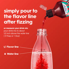 Sodastream MTN DEW Code Red Cherry Drink Mix 4 Pack 440ml