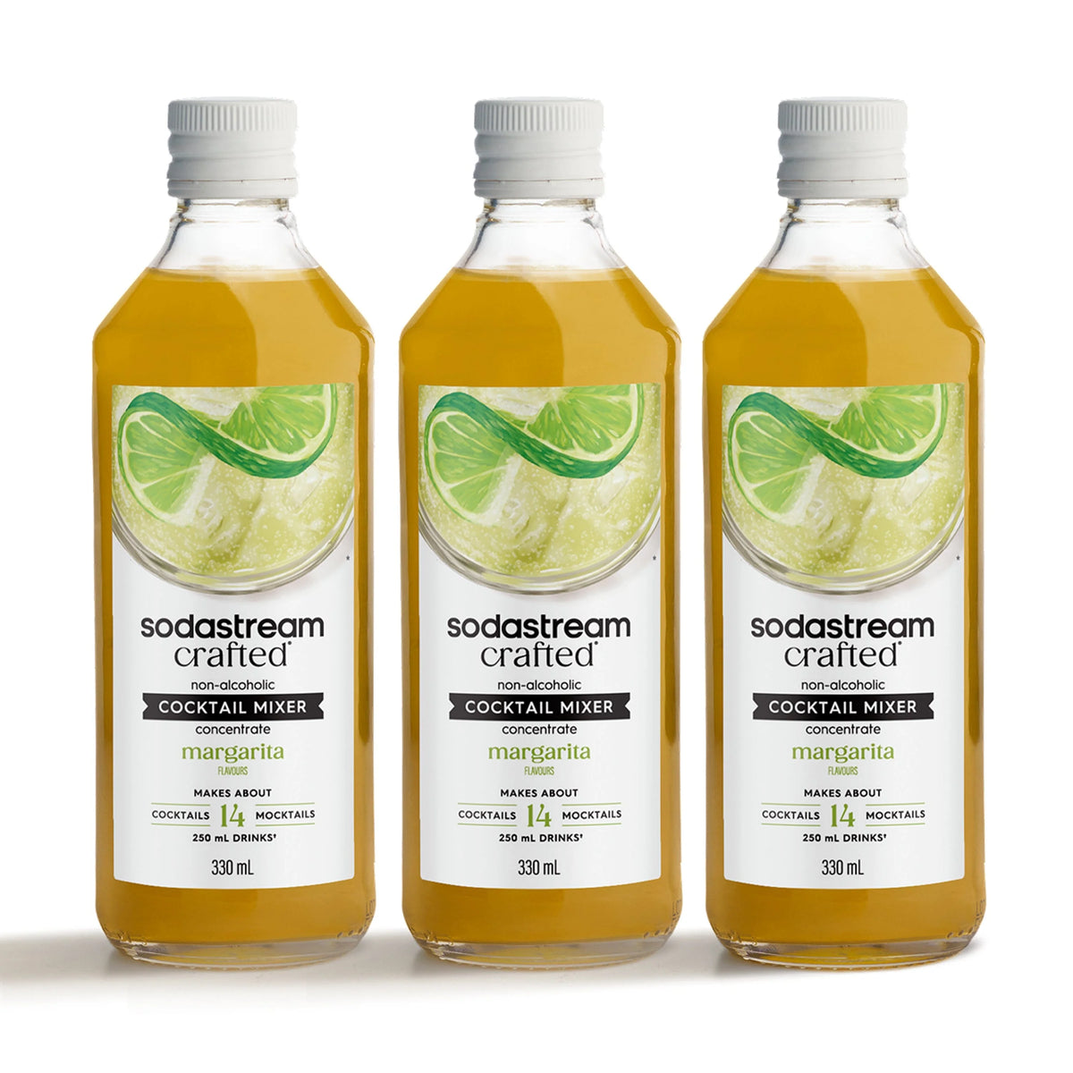 Sodastream Crafted® Mixers Margarita Cocktail 3 Pack Mixer 330ml