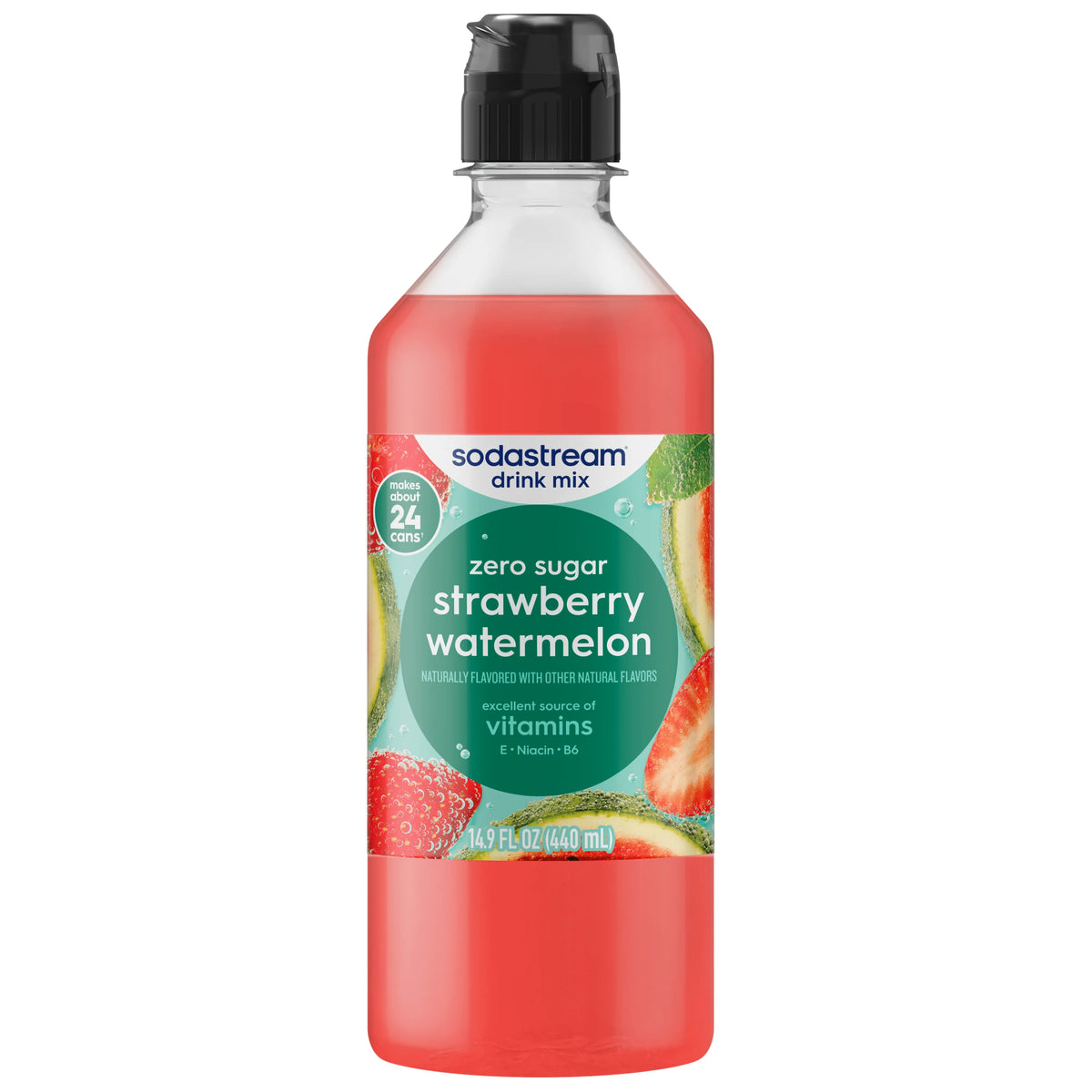 Sodastream Classics® Strawberry & Watermelon Zero Sugar Drink Mix 440ml