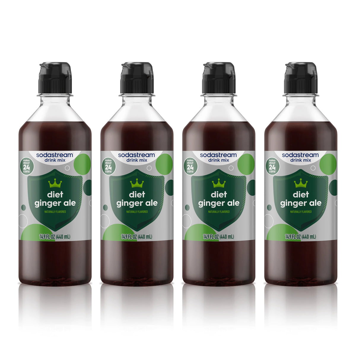 Sodastream Classics® Diet Ginger Ale Drink Mix 4 Pack 440ml
