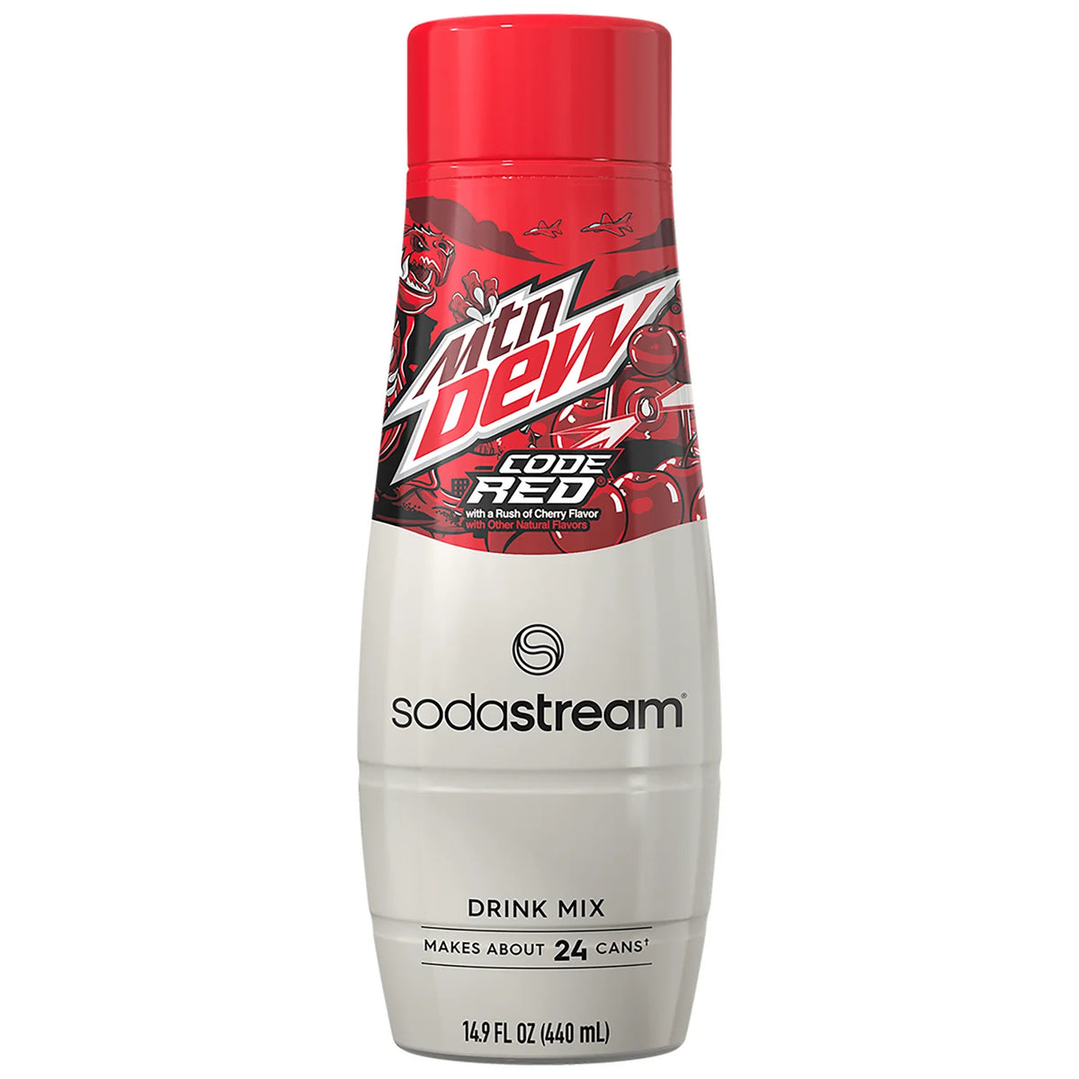 Sodastream MTN DEW Code Red Cherry Drink Mix 440ml - final sale