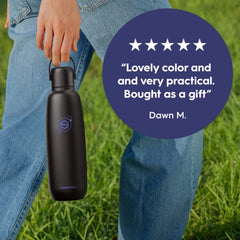 Sodastream Fizz & Go™ Insulated Stainless Steel Carbonating Bottle Black 30.4 oz
