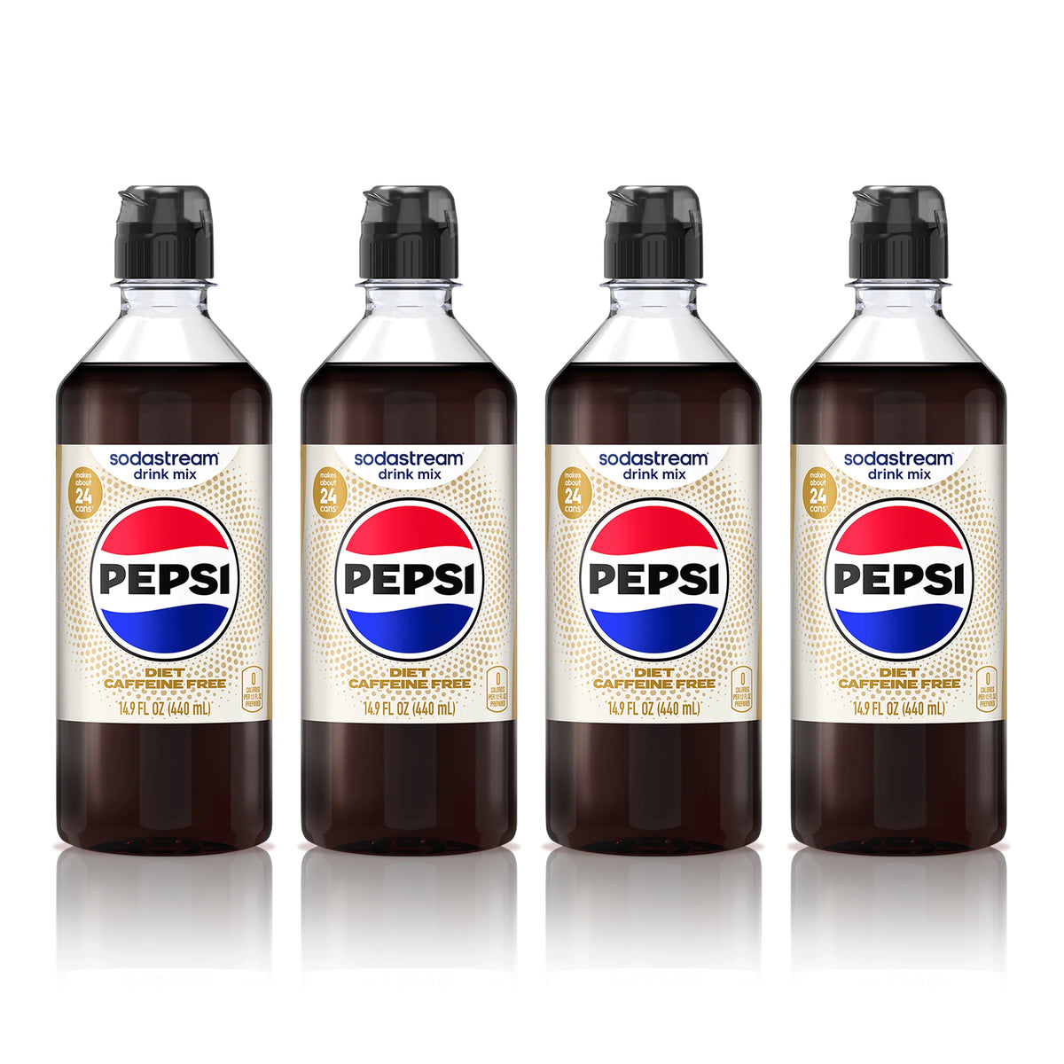 Sodastream Diet Pepsi® Caffeine Free 4 Pack Drink Mix 4 x 440ml