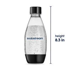 Sodastream Sparkling Water Bottle Twin Pack Black 16.9 oz- final sale