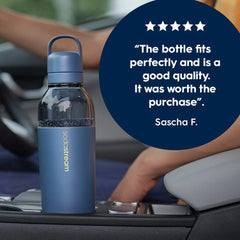 Sodastream Fizz & Go™ Easy Mix Insulated Stainless Steel Bottle Storm Blue 23.7 oz