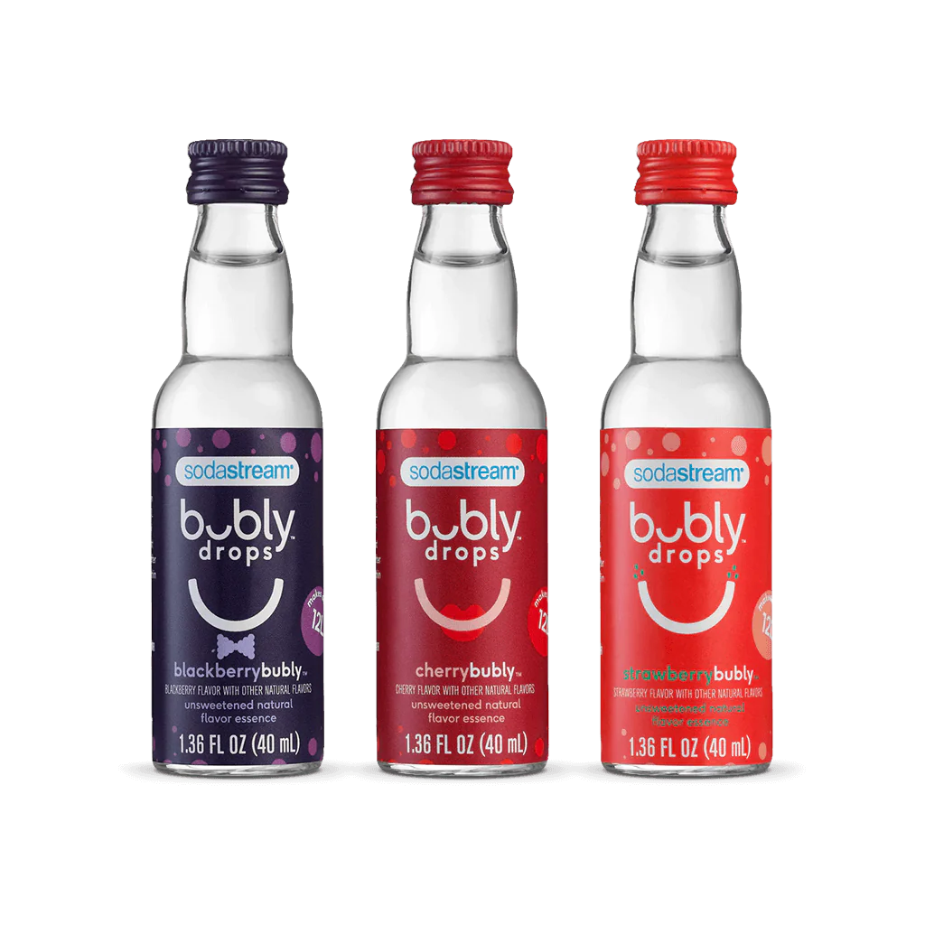 Sodastream bubly drops® Berry Bliss Variety Natural Flavor Essence 3 Pack 40ml - final sale