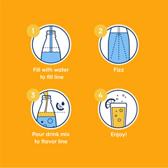Sodastream Classics® Diet Tonic Drink Mix 4 Pack 440ml
