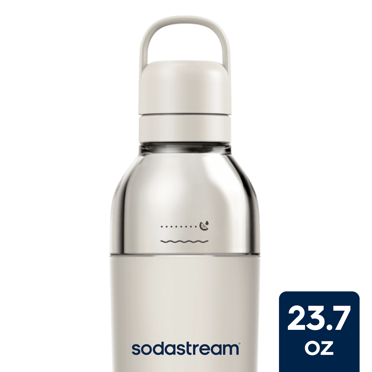 Sodastream Fizz & Go™ Easy Mix Insulated Stainless Steel Bottle Sand 23.7 oz