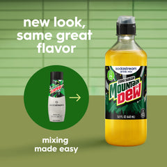 Sodastream MTN DEW Zero Sugar Drink Mix 4 Pack 440ml