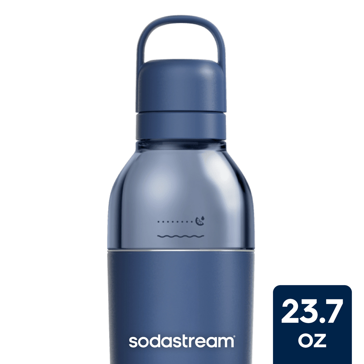 Sodastream Fizz & Go™ Easy Mix Insulated Stainless Steel Bottle Storm Blue 23.7 oz