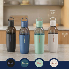 Sodastream Fizz & Go™ Easy Mix Insulated Stainless Steel Bottle Sand 23.7 oz