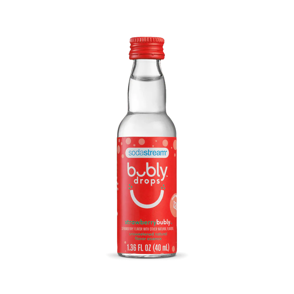 Sodastream bubly drops® Strawberry Natural Flavor Essence 40ml- final sale