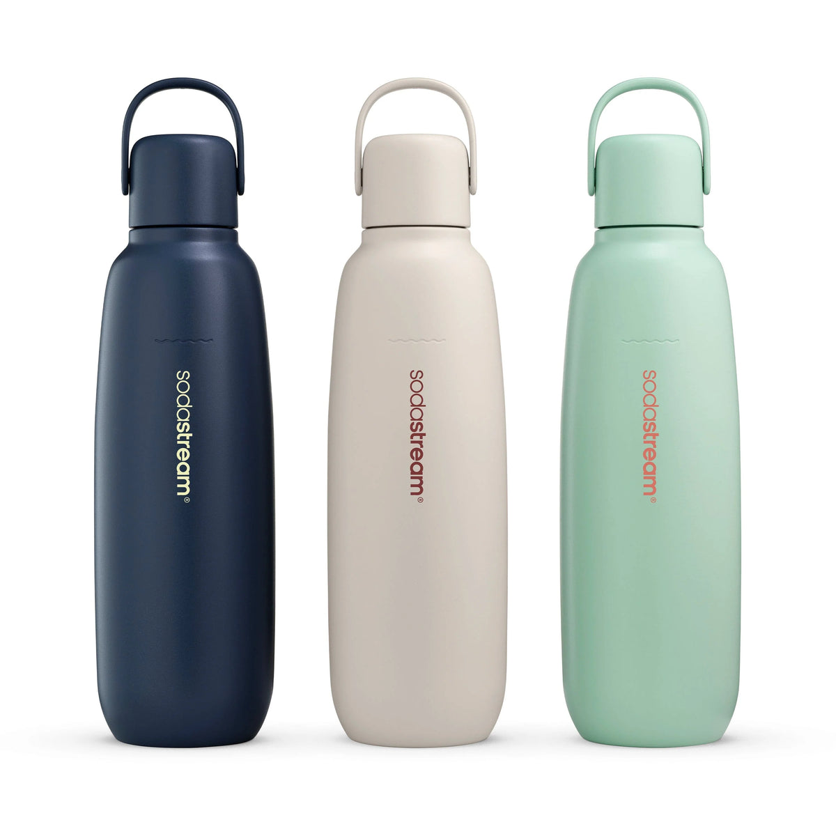 Sodastream Fizz & Go™ Insulated Stainless Steel Carbonating 3 Pack Bottle 30.4 oz