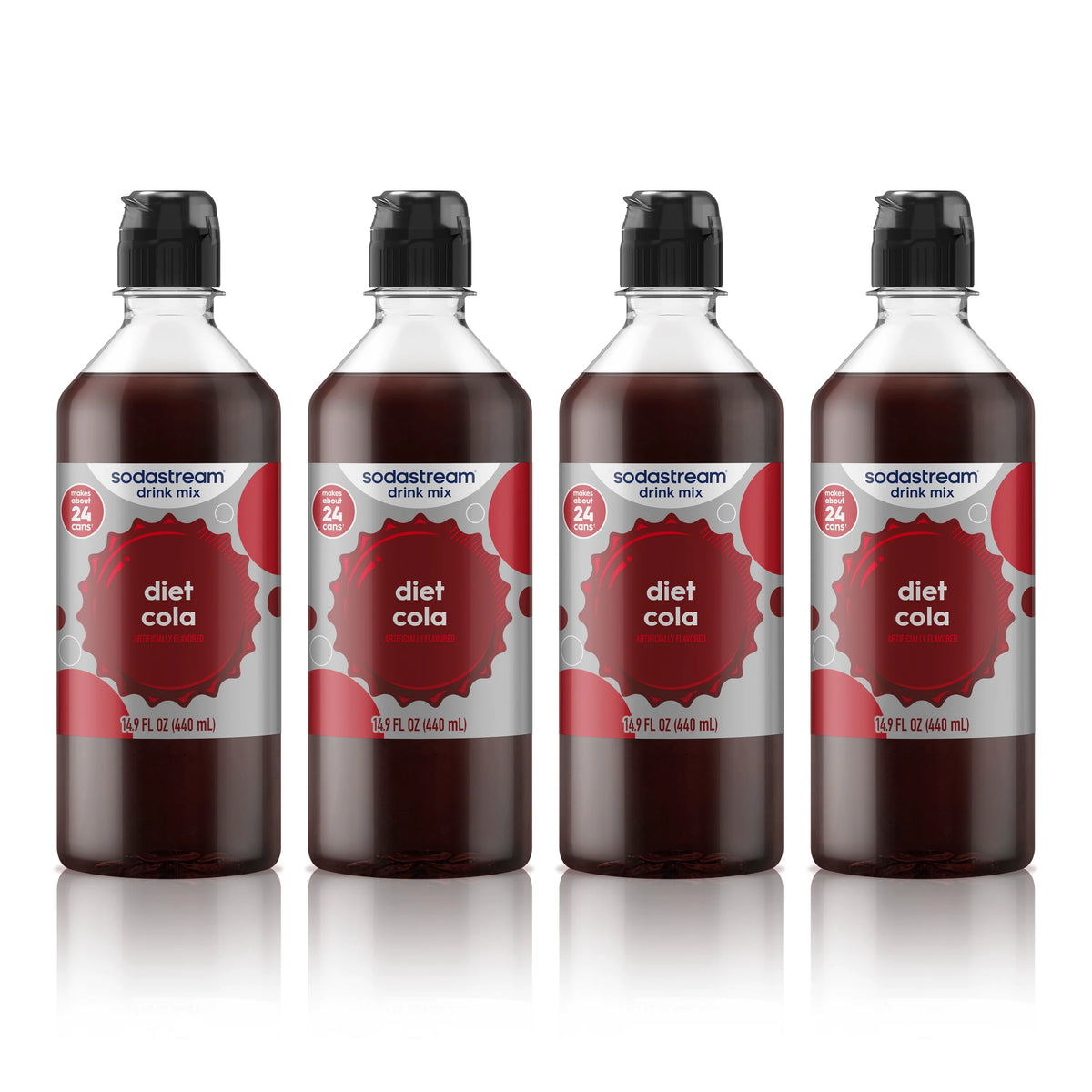 Sodastream Classics® Diet Cola Drink Mix 4 Pack 440ml