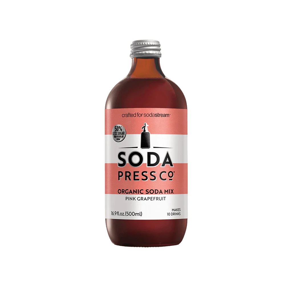 Sodastream Soda Press Co Pink Grapefruit Organic Soda Mix 500ml- final sale