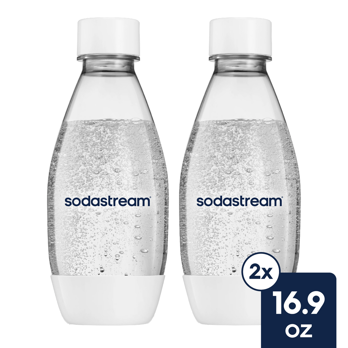 Sodastream Sparkling Water Bottle Twin Pack White 16.9 oz- final sale