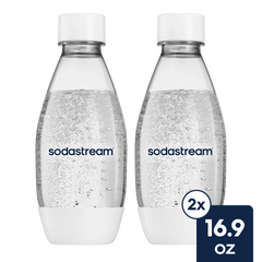 Sodastream Slim Sparkling Water Bottle Twin Pack White 16.9 oz
