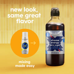Sodastream Classics® Xtreme Energy Zero Sugar Drink Mix 440ml