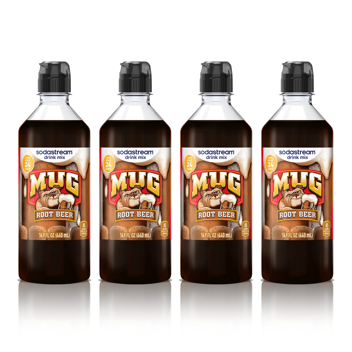 Sodastream MUG® Root Beer Drink Mix 4 Pack 440ml