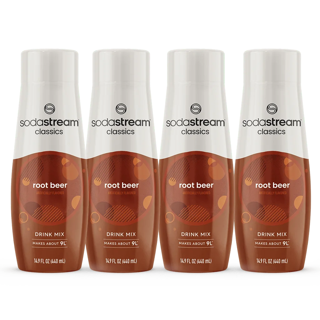 Sodastream Classics® Root Beer Drink Mix 4 Pack 440ml - final sale